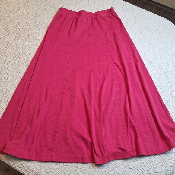 villager Dresses & Skirts - Vintage The Villager Got Pink Cotton Blend Pull On Skirt,  Size L